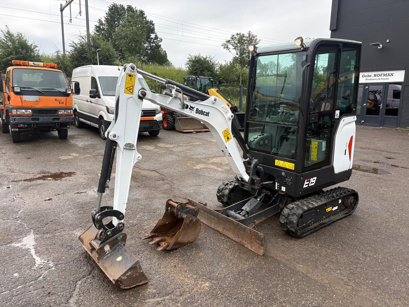 Bobcat E19 Zo goed als nieuw!! minigraver TOP MACHINE!!!, Ophalen, Graafmachine