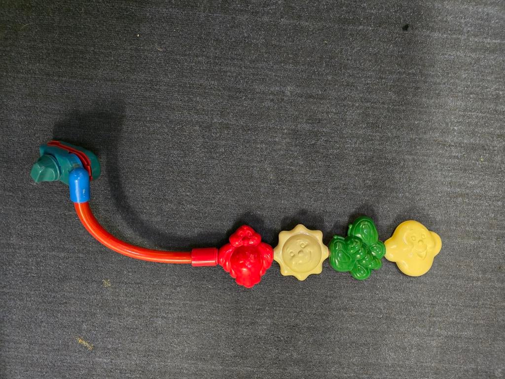 Baby rammelaar met klem, Ophalen of Verzenden