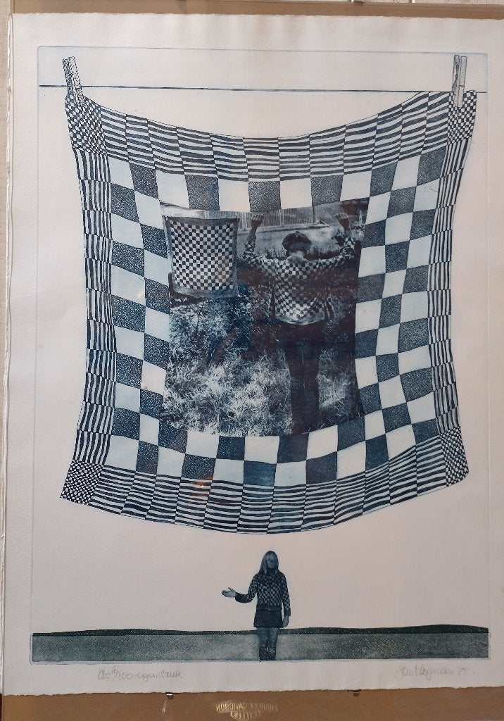 Jan Hofman  "Aan de lijn hangen" (1975), Boeken, Ophalen, Zo goed als nieuw, Zie beschrijving, Schilder- en Tekenkunst