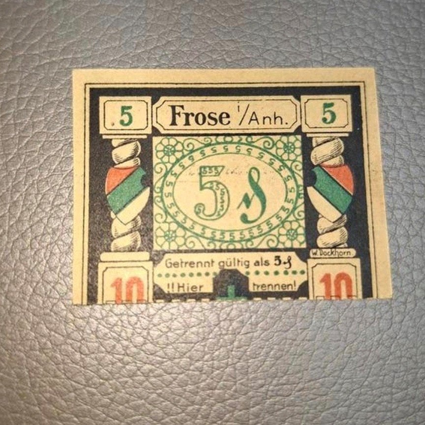 Duits Notgeld Frose Noodgeld, Postzegels en Munten, Ophalen of Verzenden