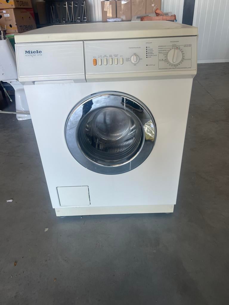 Miele Wasmachine Gebruikt - Betrouwbaar en Duurzaam, Witgoed en Apparatuur, Wasmachines, Ophalen, Gebruikt, Voorlader, 85 tot 90 cm