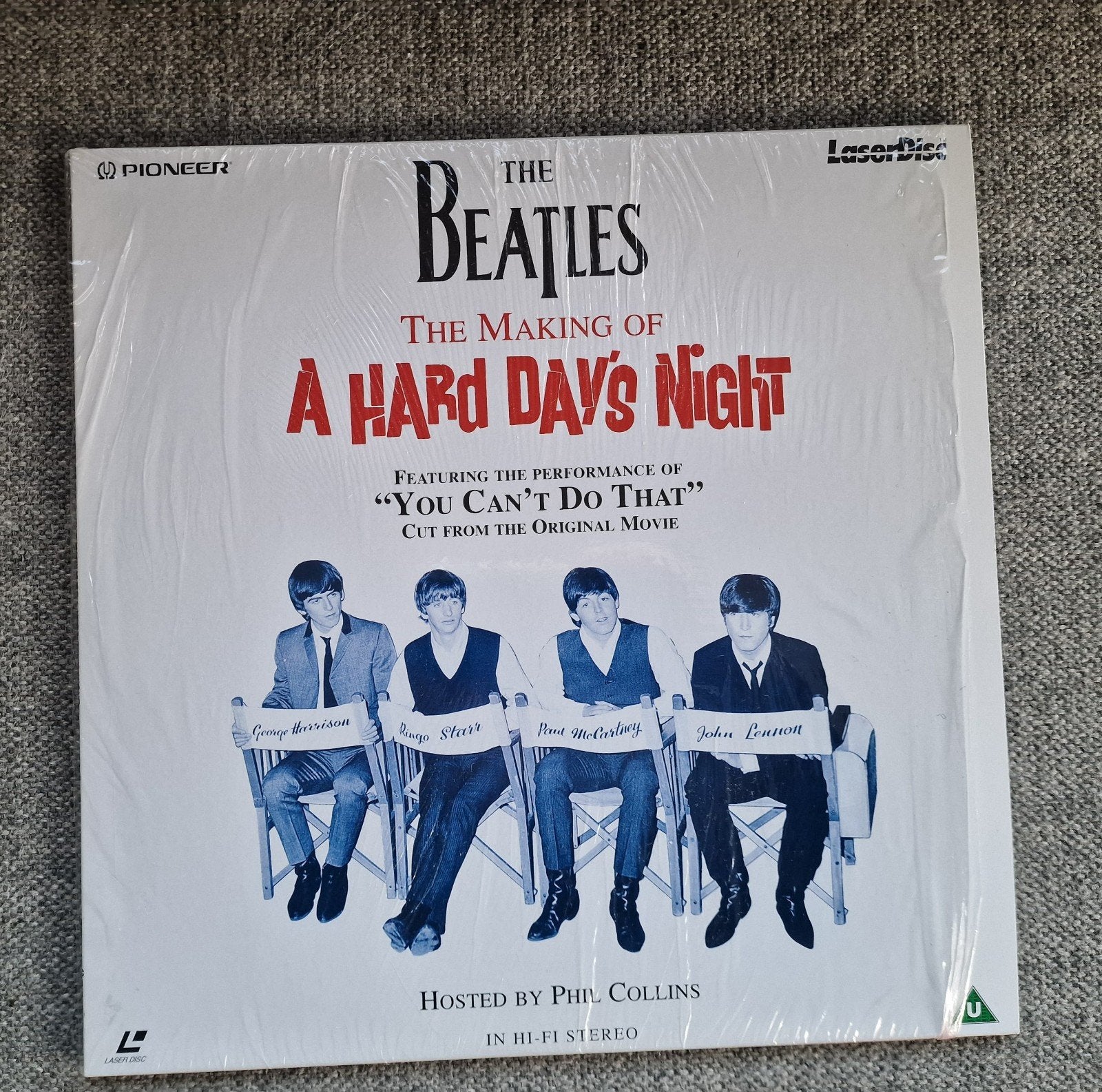 Laserdisc The Beatles - The Making of A Hard Day's Night, Ophalen, Engels, Zo goed als nieuw, Alle leeftijden