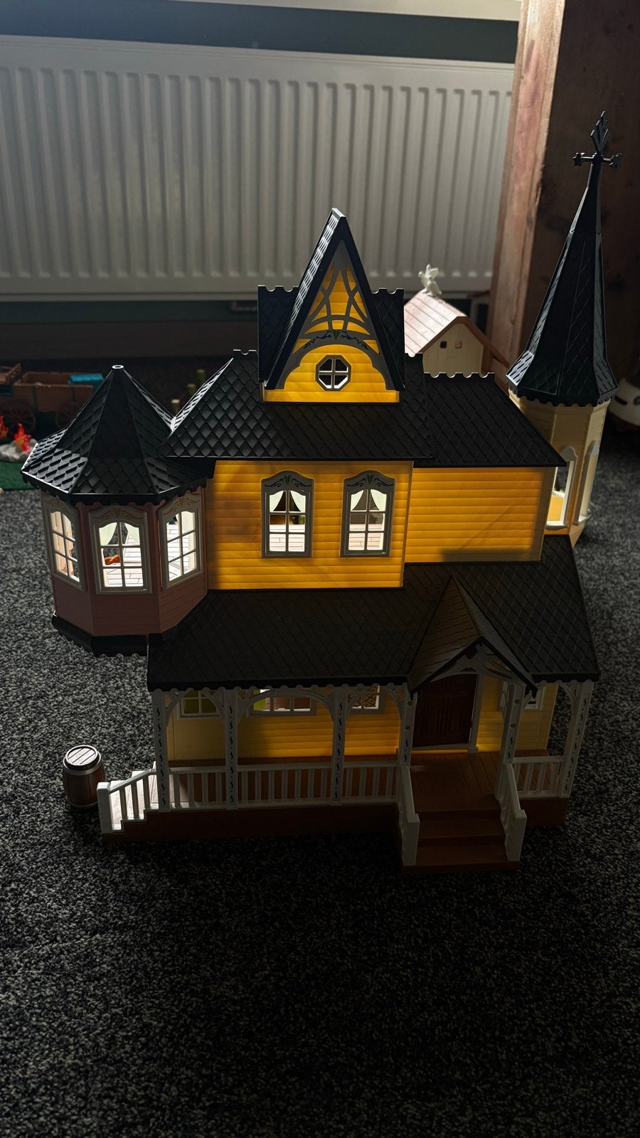 Grote Playmobil Spirit Riding Free set met huis en paarden, Gebruikt, Gebouw, Complete set, Ophalen of Verzenden