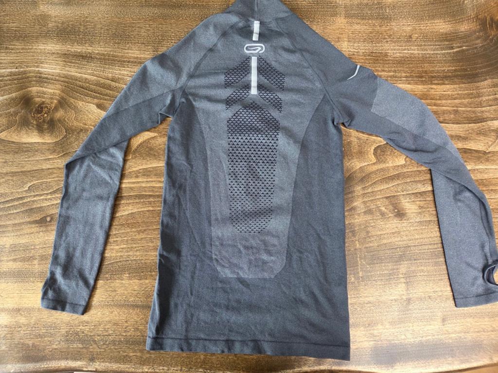 Kalenji hardloopshirt lange mouwen - grijs, Kalenji, Ophalen of Verzenden, Zo goed als nieuw, Hardlopen of Fietsen