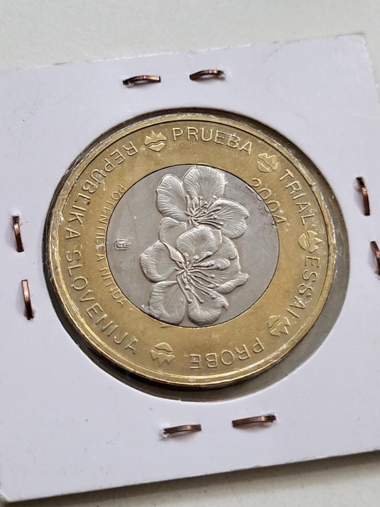 Slovenië 1 Euro Proefmunt 2004 - Zeldzaam Specimen, Postzegels en Munten, Munten | Europa | Euromunten, Ophalen of Verzenden, Slovenië