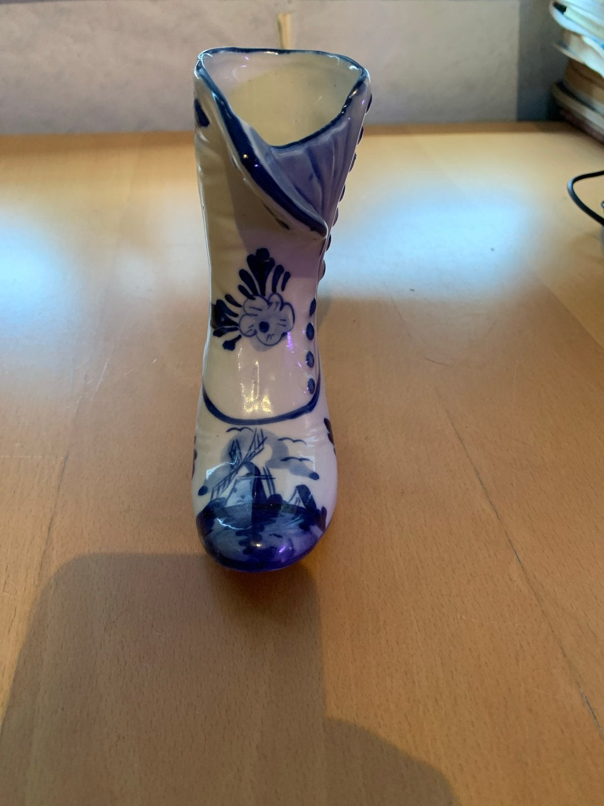 Delfts Blauw laarsje - Handgeschilderd, Antiek en Kunst, Antiek | Porselein, Ophalen of Verzenden