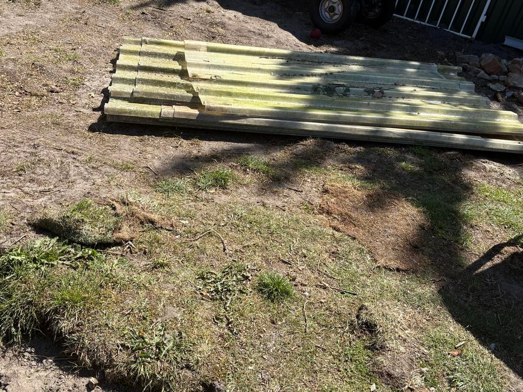 lichtdoorlatende platen damwand profiel, Ophalen, Gebruikt