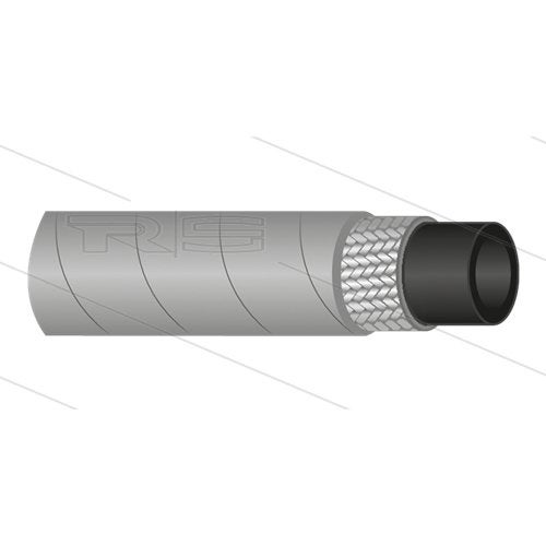 1SC Hogedrukslang per meter 3/8 inch grijs, Verzenden