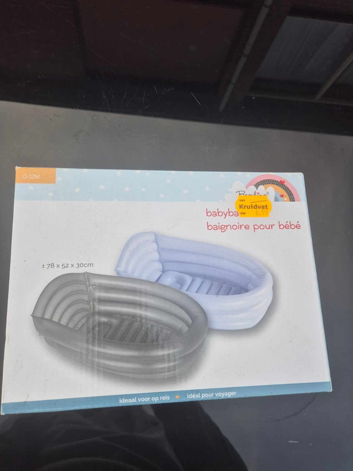 Bambino opblaasbaar babybadje van Kruidvat, Kinderen en Baby's, Nieuw, Badje, Standaard, Ophalen