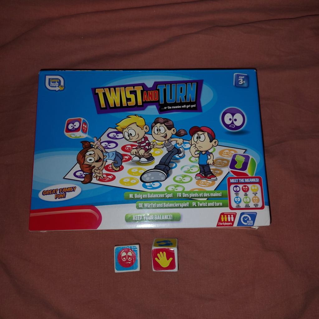 Twist & Turn (soort twister), Hobby en Vrije tijd, Gezelschapsspellen | Bordspellen, Ophalen, Gebruikt