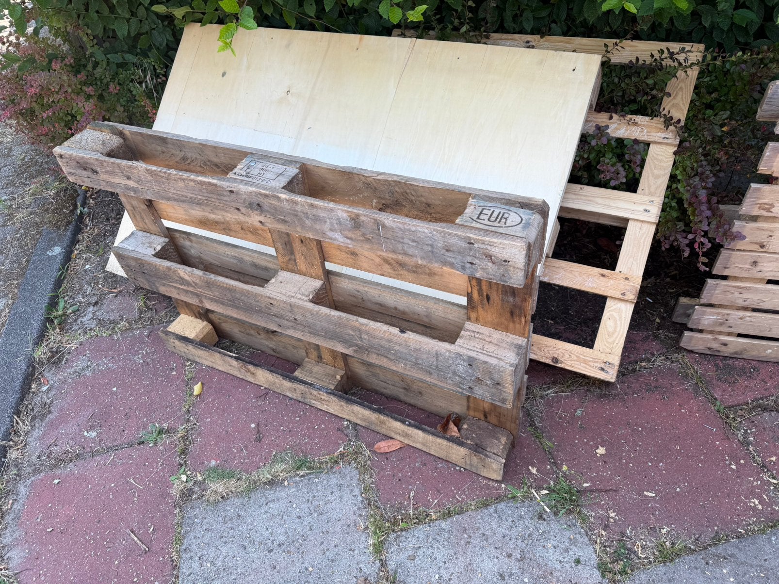 5 gratis pallets, Ophalen, Zo goed als nieuw, Pallet, Minder dan 200 cm