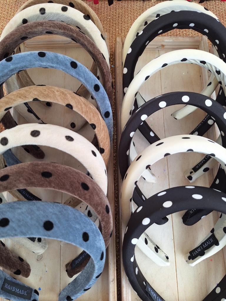 Polkadot Haarbanden - Diverse Kleuren - 3 voor €12, Onbekend, Ophalen of Verzenden, Nieuw