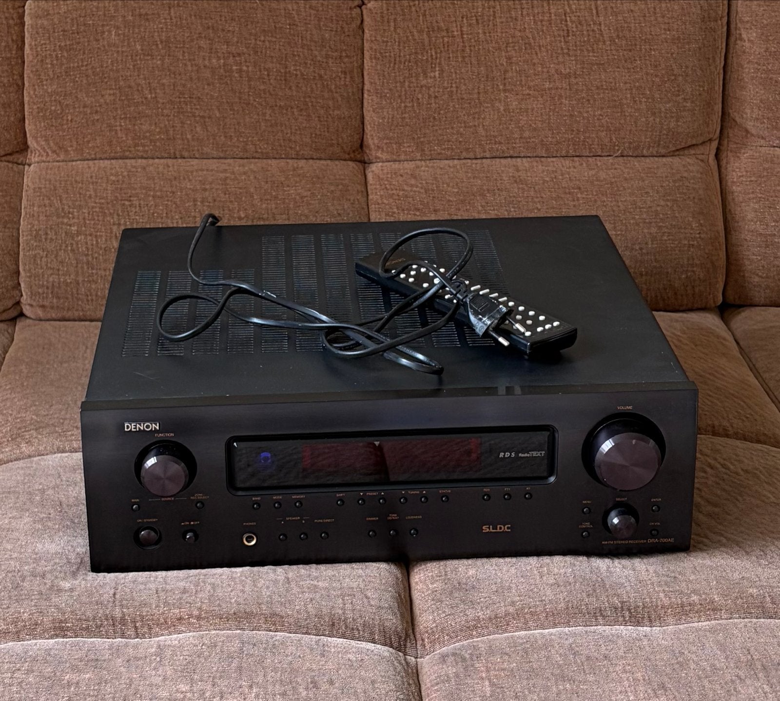 Denon DRA-700AE Stereo-ontvanger - Zeer goede staat, Audio, Tv en Foto, Denon, Ophalen of Verzenden, Zo goed als nieuw, 60 tot 120 watt