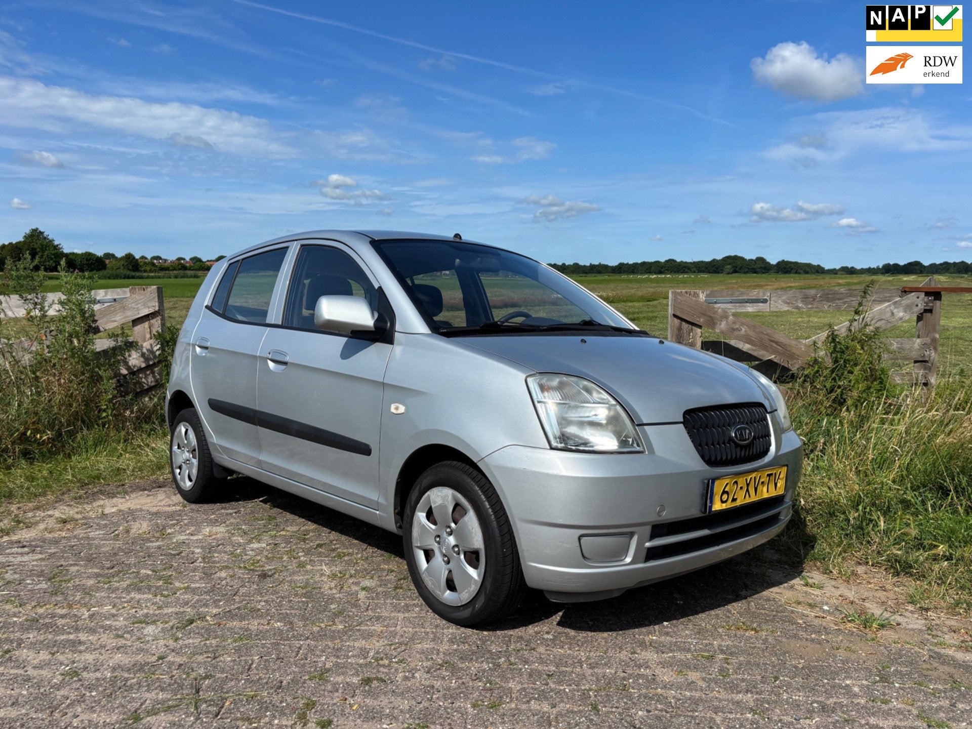 Kia Picanto 1.0 Light, Lage KM Stand NAP, Auto's, Voorwielaandrijving, Gebruikt, 4 cilinders, 400 kg