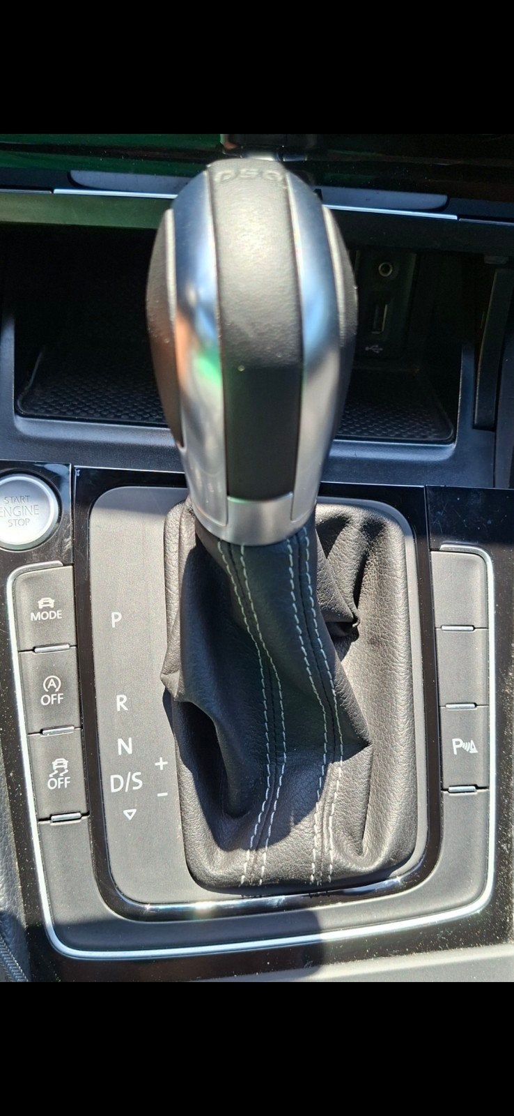 VW DSG Pookknop frame beugel glans zwart, Auto-onderdelen, Ophalen of Verzenden, Nieuw, Volkswagen