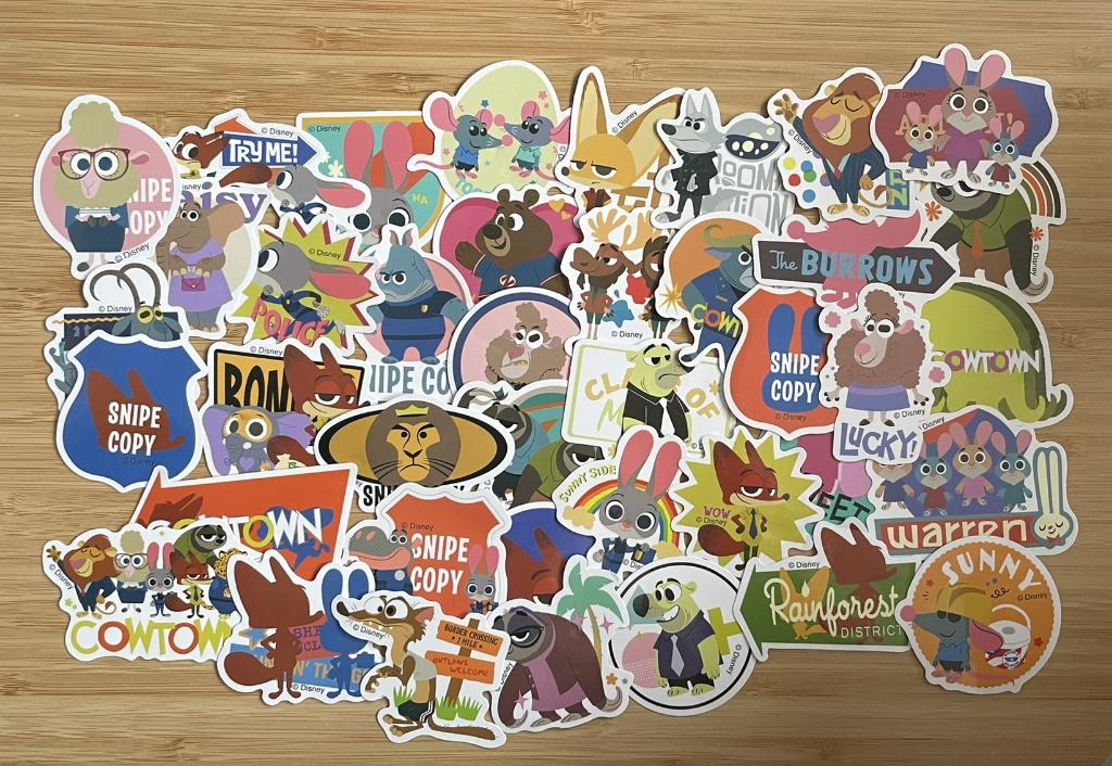 Zootopia film stickers, Verzenden, Nieuw, Meerdere stickers