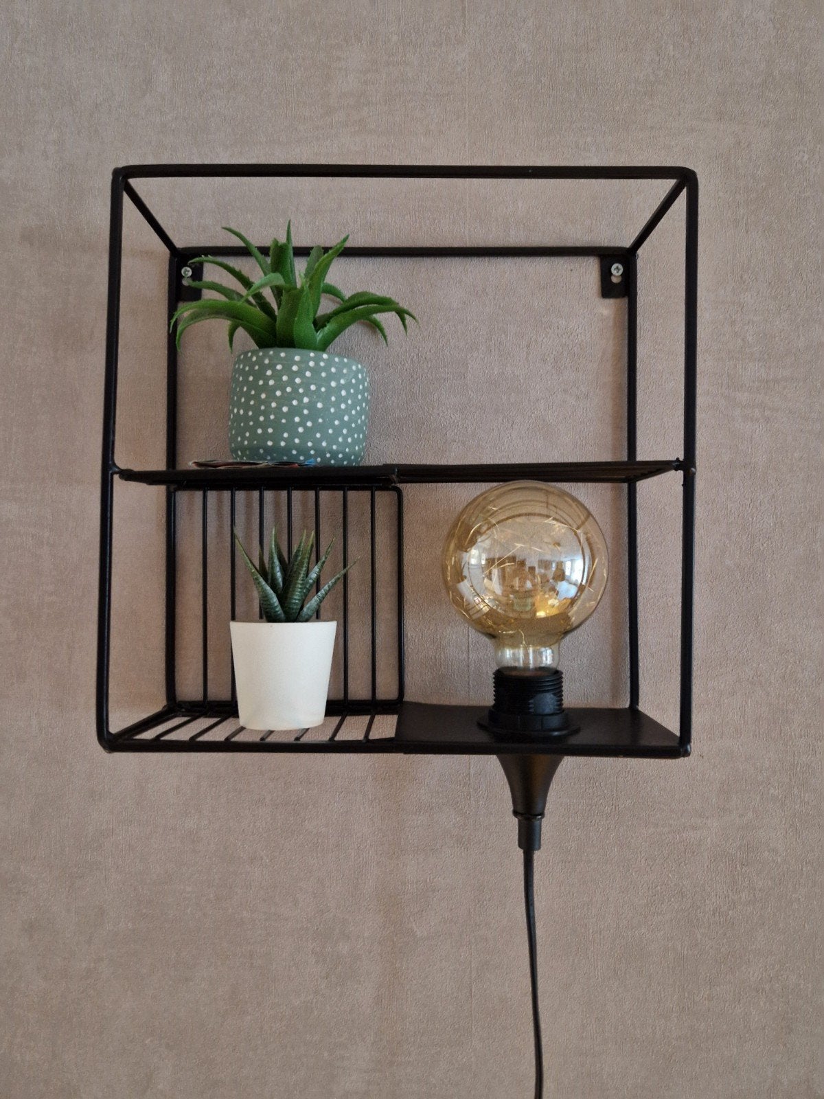 2 wandlampjes met accesoires, Ophalen
