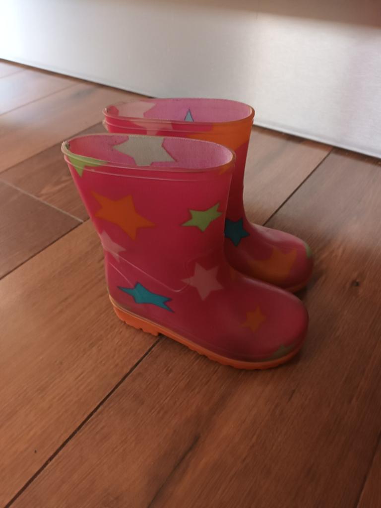 Hema regenlaarzen regenlaarsjes laarzen laarsjes maat 22, Gebruikt, Meisje, Ophalen of Verzenden, Laarzen