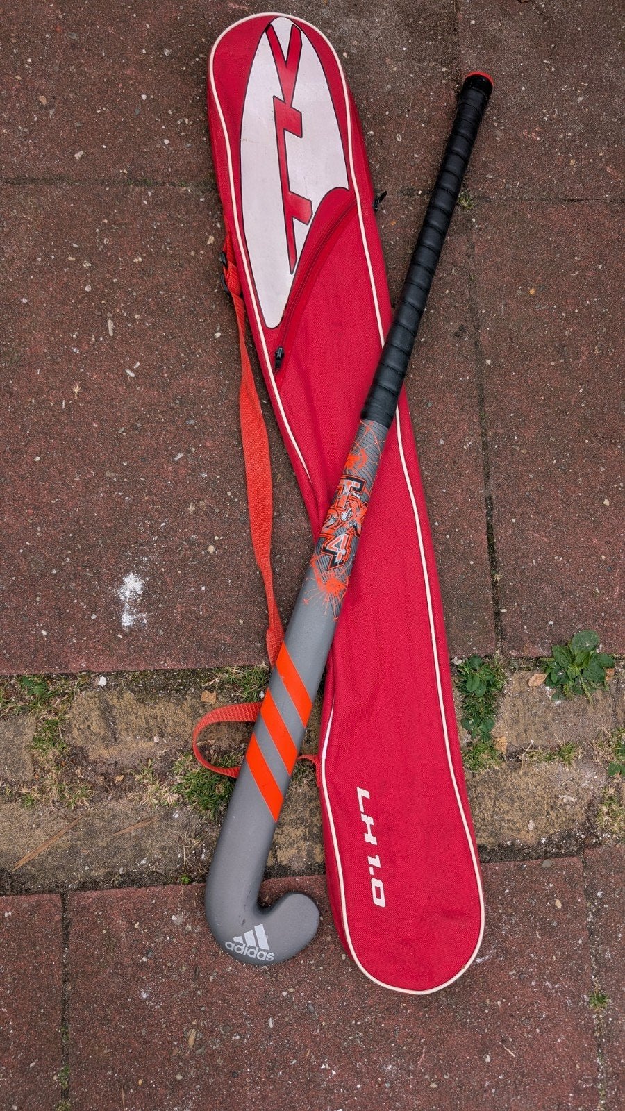 Adidas FZ4 hockeystick met tas, Sport en Fitness, Hockey, Ophalen, Gebruikt, Stick