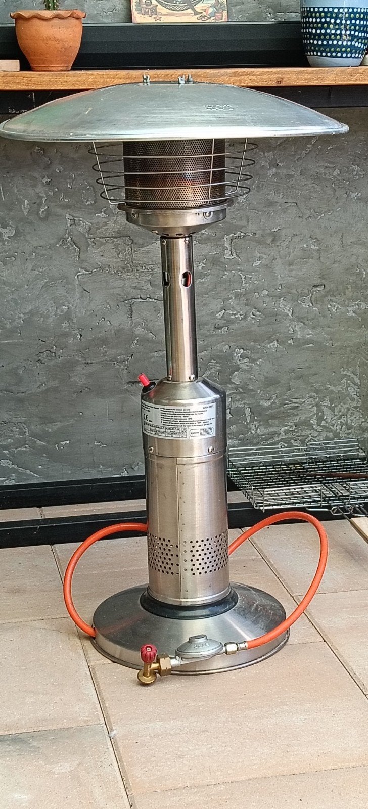 Terrasverwarmer 90 cm hoog, Ophalen, Zo goed als nieuw, Gas, Vloer