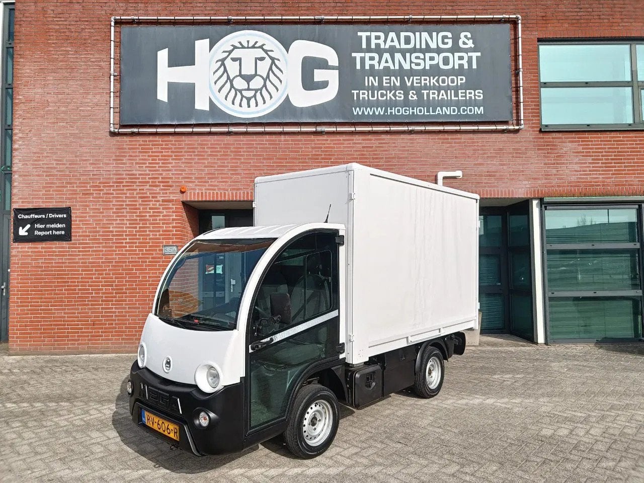 Mega M10 ECO Bedrijfswagen / NIEUWE APK ! / RV-606-R, Gebruikt, Overige carrosserieën, Wit, 2 stoelen