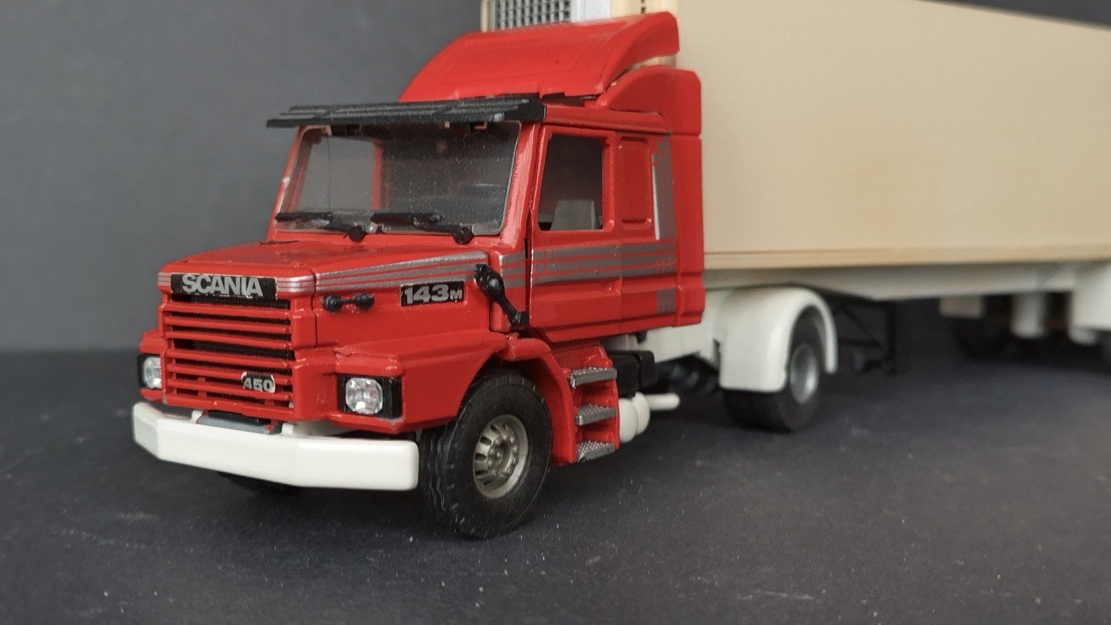 Scania 142 H Torpedo 1:50 Tekno Pol, Hobby en Vrije tijd, Verzenden, ., Tekno, Zo goed als nieuw