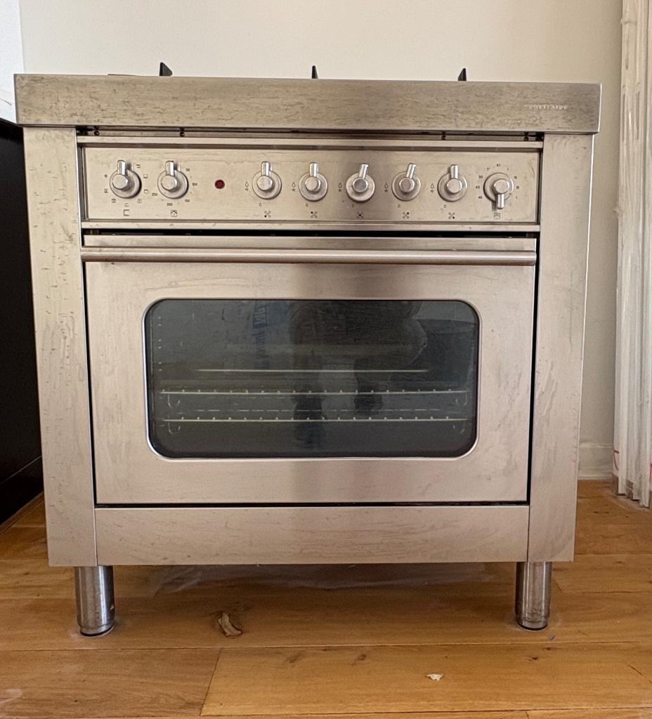 Prachtige Bosch Solitaire fornuis en oven, Ophalen, 60 cm of meer, Zo goed als nieuw, Gas