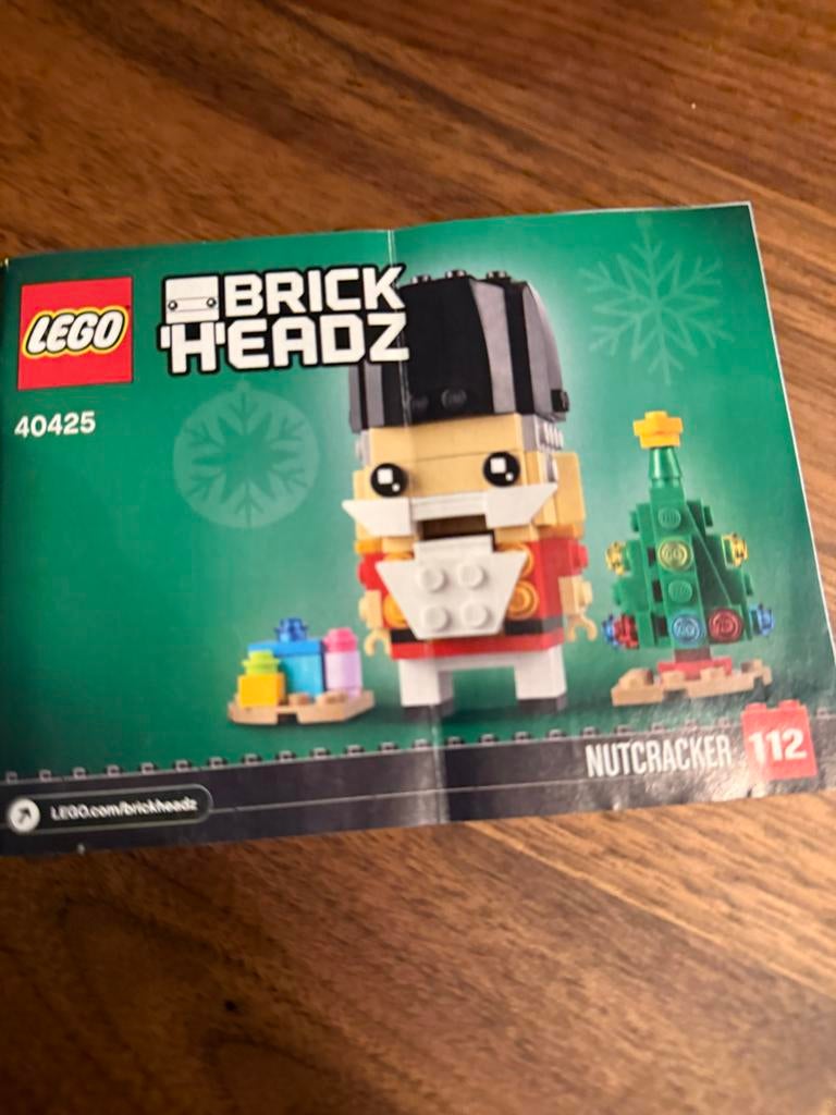 Lego Brickheadz 40425 Notenkraker - Compleet met boekje, Ophalen of Verzenden, Gebruikt