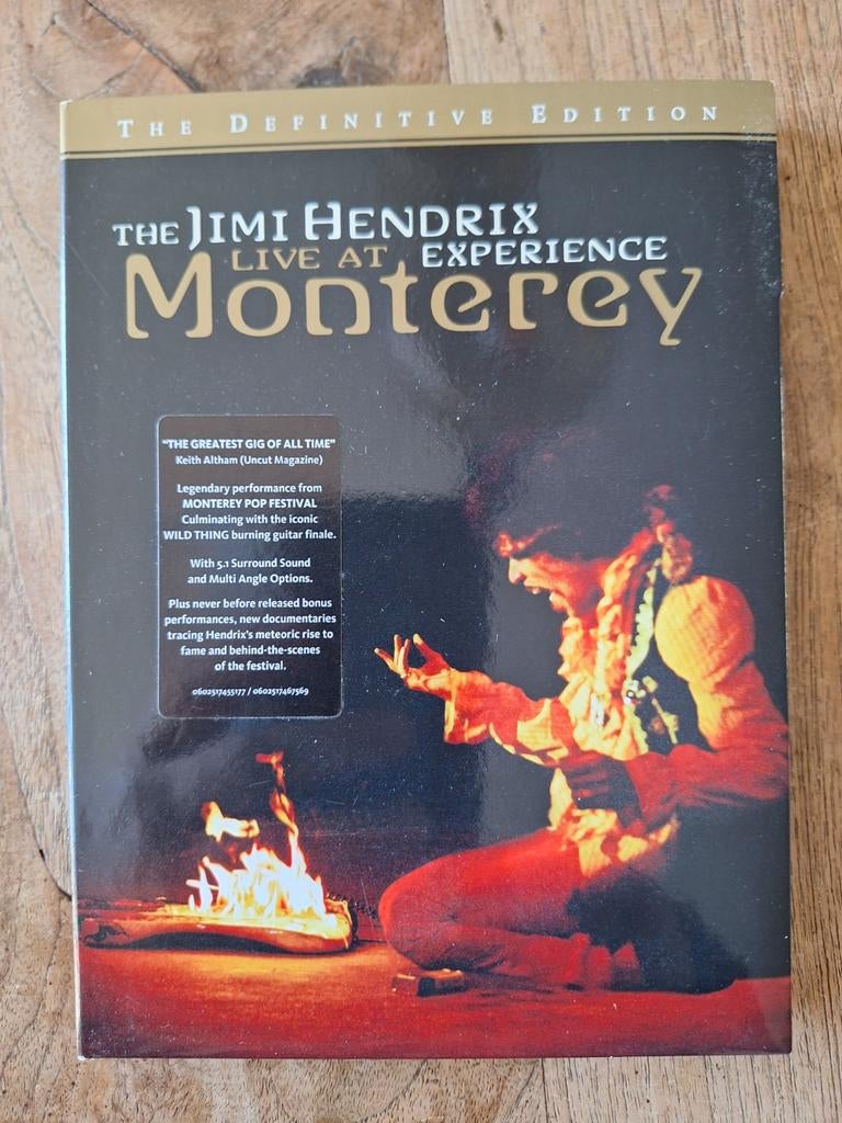 The Jimi Hendrix Experience - Live At Monterey DVD, Alle leeftijden, Ophalen of Verzenden, Zo goed als nieuw, Muziek en Concerten