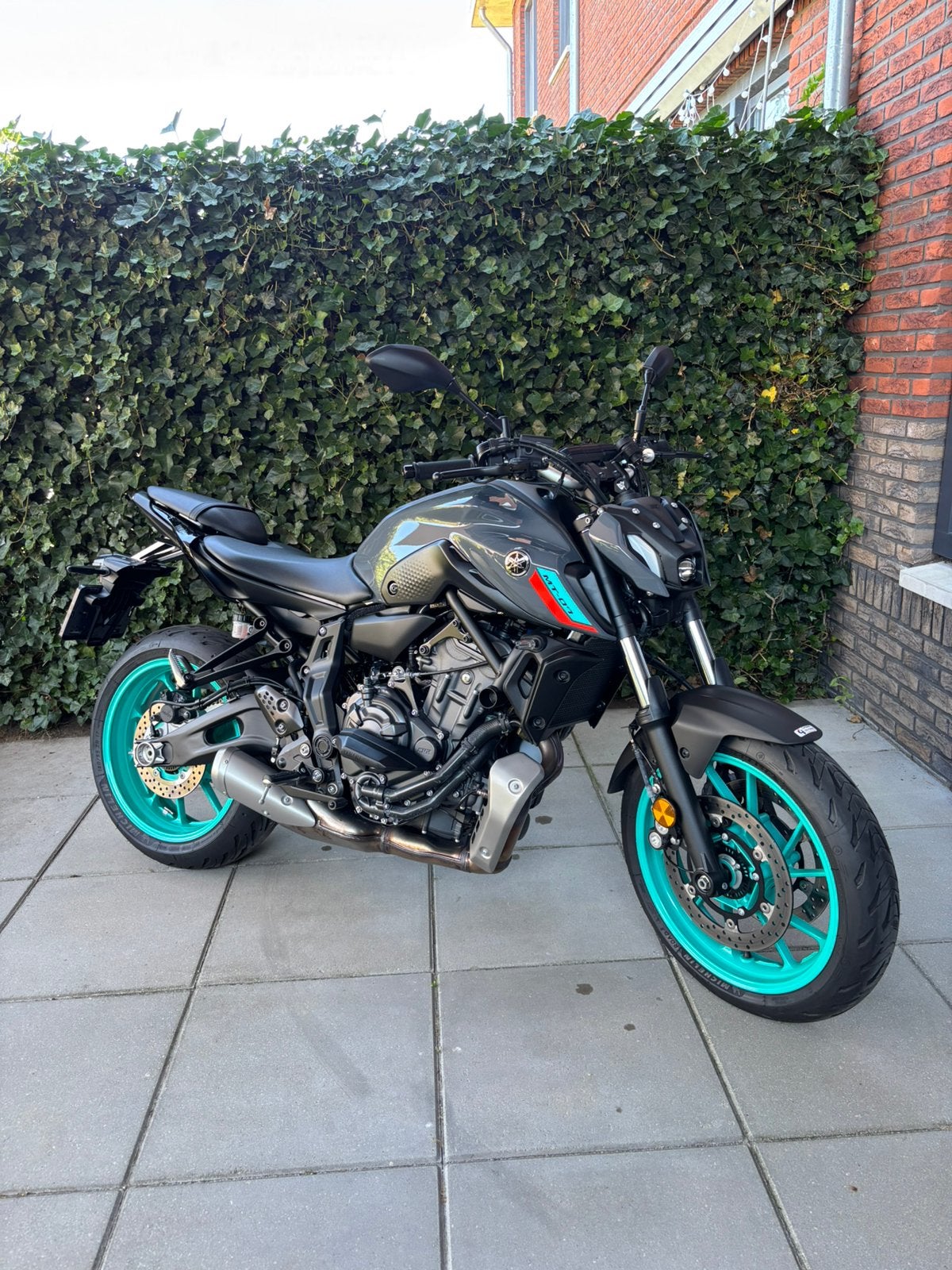 Yamaha MT07 CYAN STORM 2022 1545km, 2 cilinders, Motorrijbewijs A, Gebruikt, Particulier