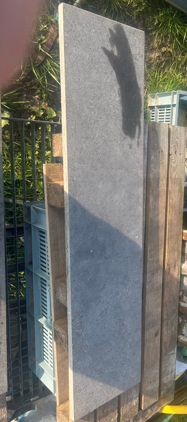Natuursteen platen, Doe-het-zelf en Verbouw, Ophalen, Zo goed als nieuw