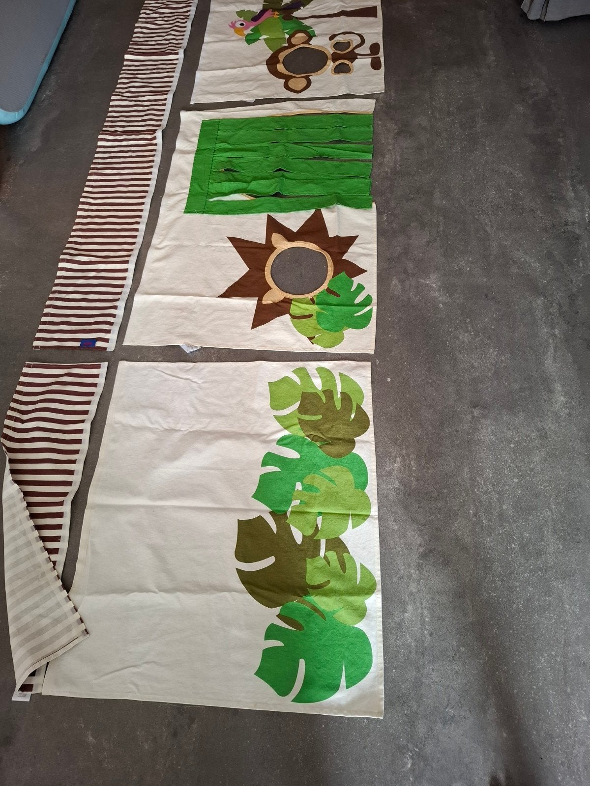 Flexa halfhoogslaper hut tent gordijn jungle thema, Kinderen en Baby's, Kinderkamer | Inrichting en Decoratie, Ophalen of Verzenden