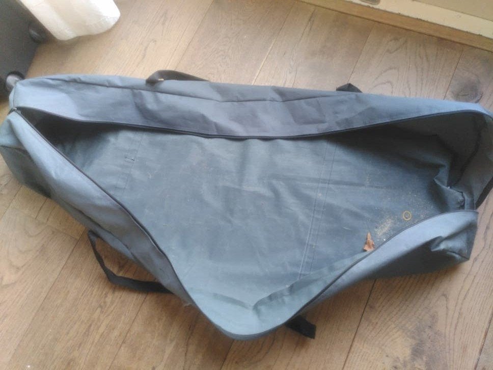 Tas voor partytent gratis, Ophalen
