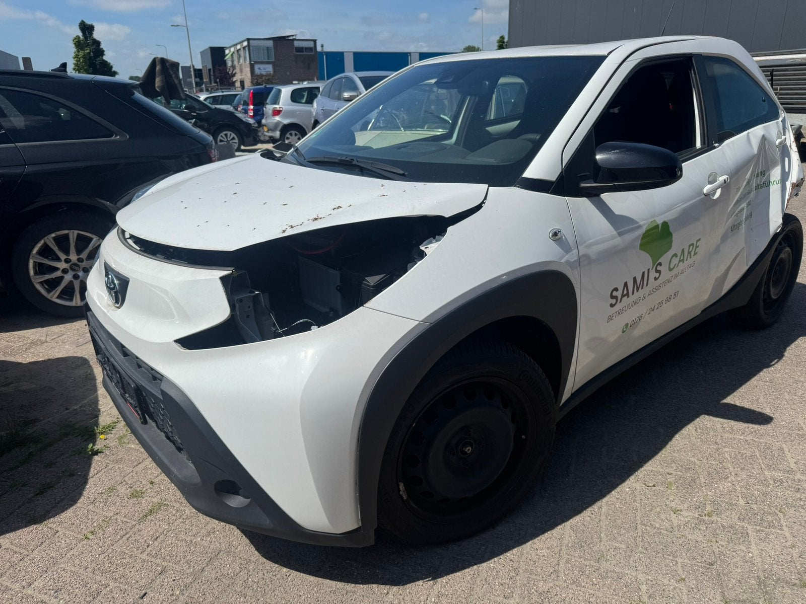 Airbagset en divers plaatwerk motor toyota aygo x 2023, Ophalen, Voor, Toyota, Motorkap