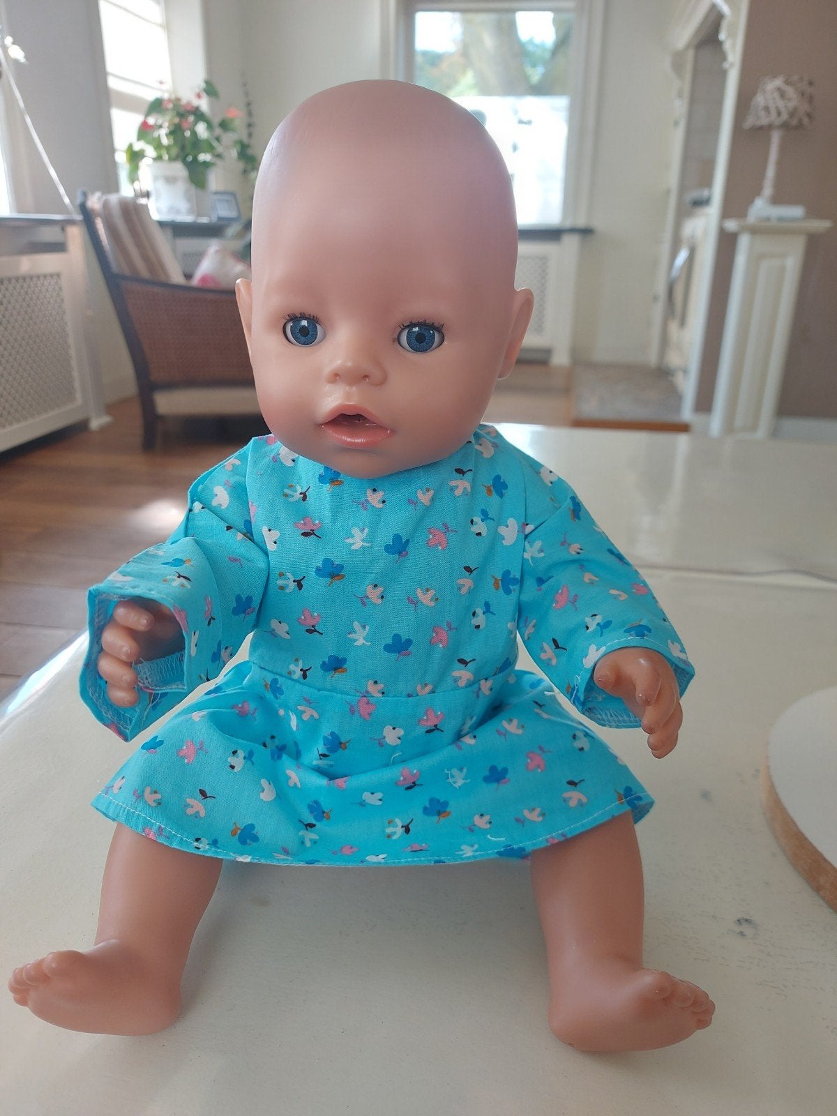 zomer jurk baby born pop 43cm, Ophalen of Verzenden, Nieuw, Babypop