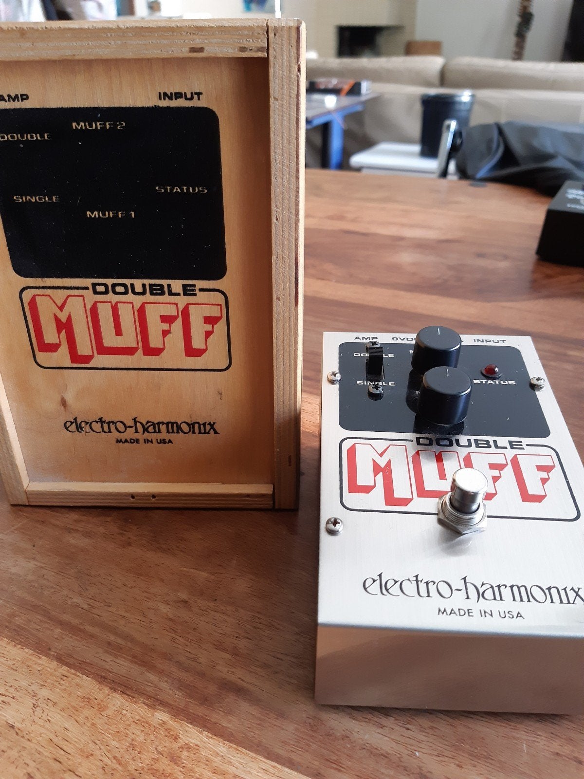 Electro-Harmonix Double Muff Fuzz/Overdrive Pedaal, Muziek en Instrumenten, Effecten, Ophalen of Verzenden
