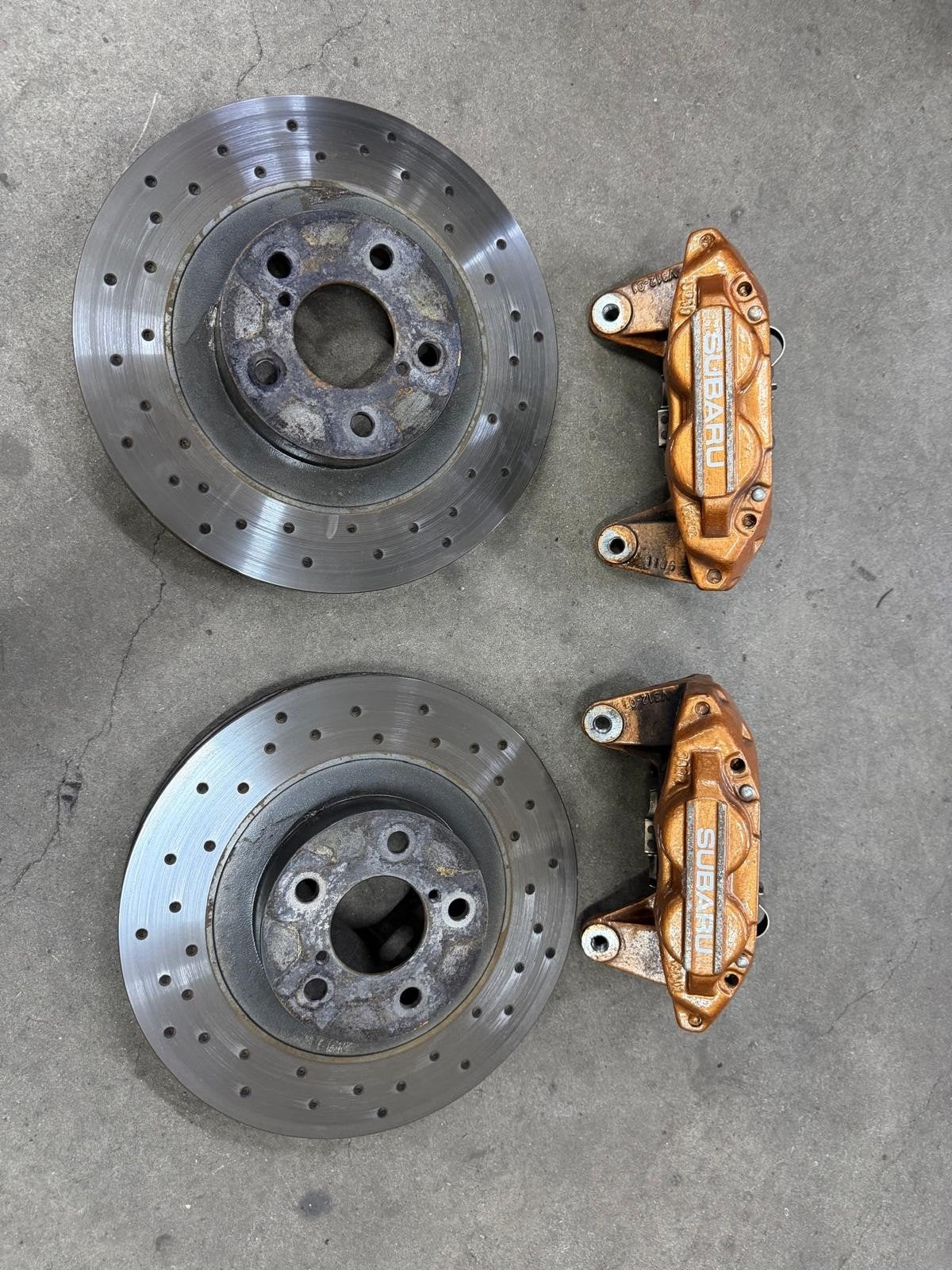 subaru wrx hatch gh8 voorste remmenset, Ophalen, Nieuw, Subaru