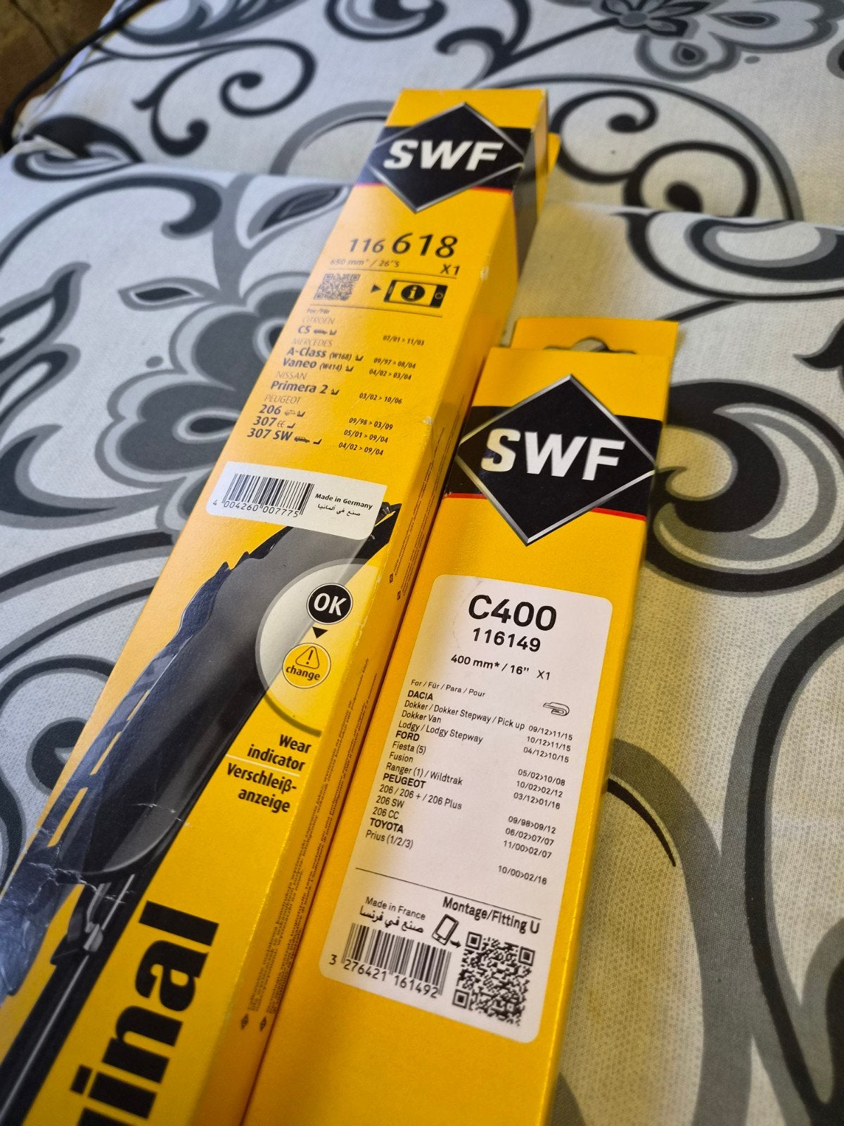 SWF ruitenwissers peugeot 206cc, Ophalen of Verzenden, Nieuw, Peugeot