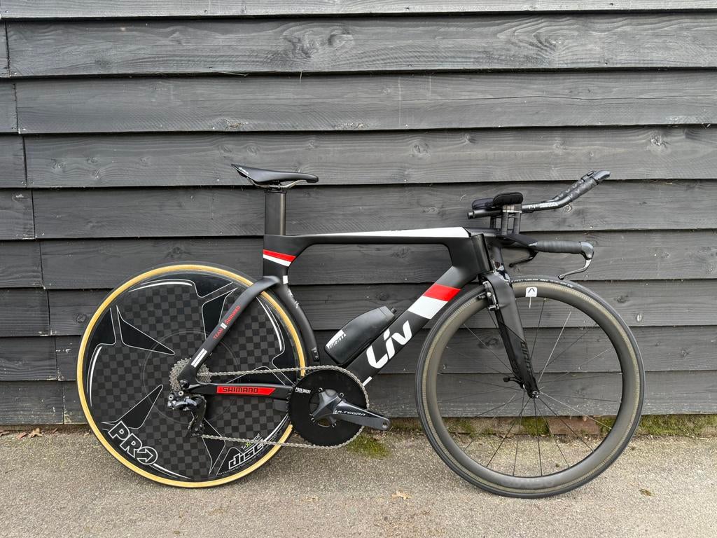 GIANT Trinity maat S tijdritfiets in goede staat, Fietsen en Brommers, Fietsen | Racefietsen, 28 inch, Carbon, 49 tot 53 cm, Zo goed als nieuw