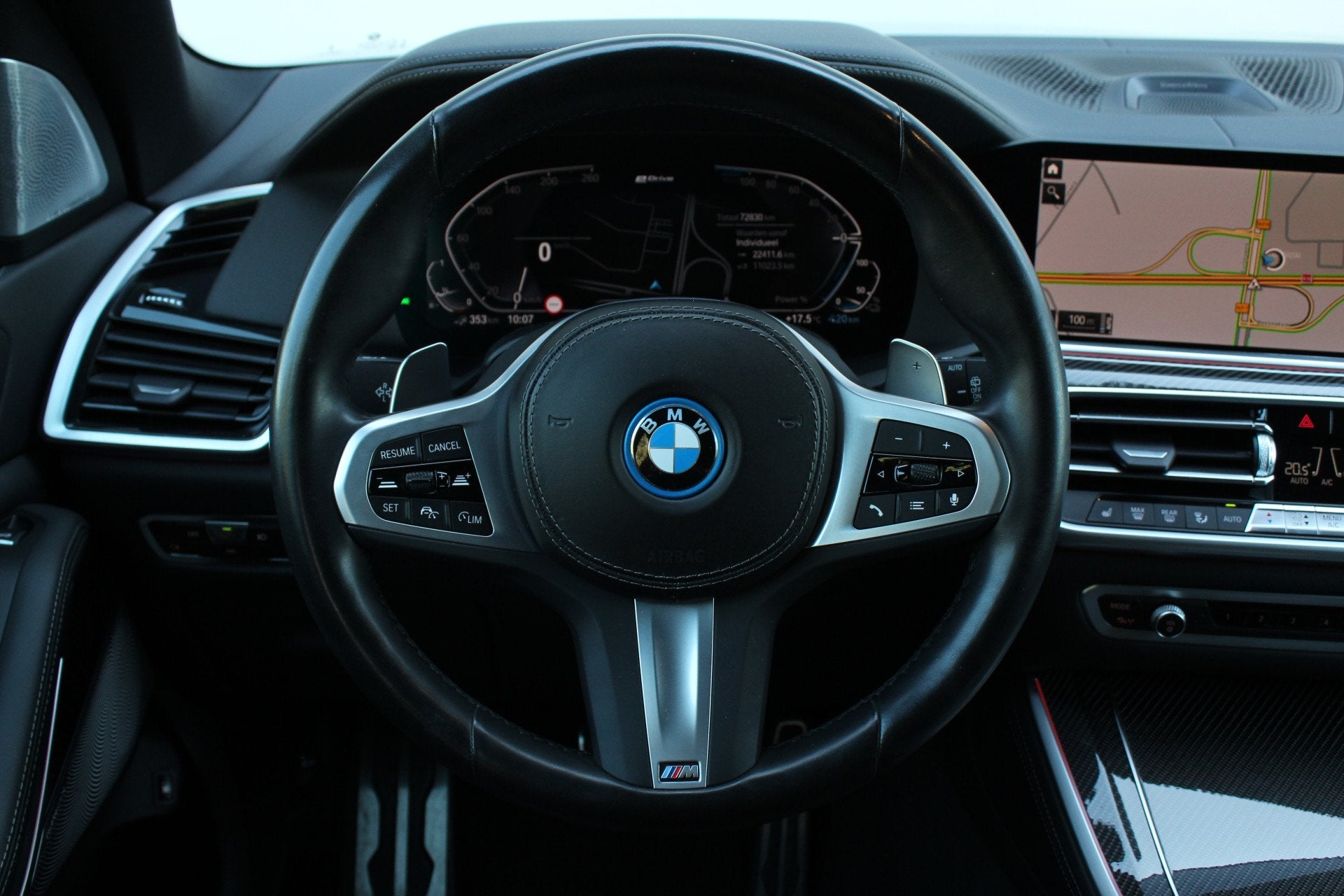 BMW X5 xDrive45e M Sport Automaat / Panoramadak / Bowers & W, Dealer onderhouden, Gebruikt, 394 pk, Met garantie (alle)