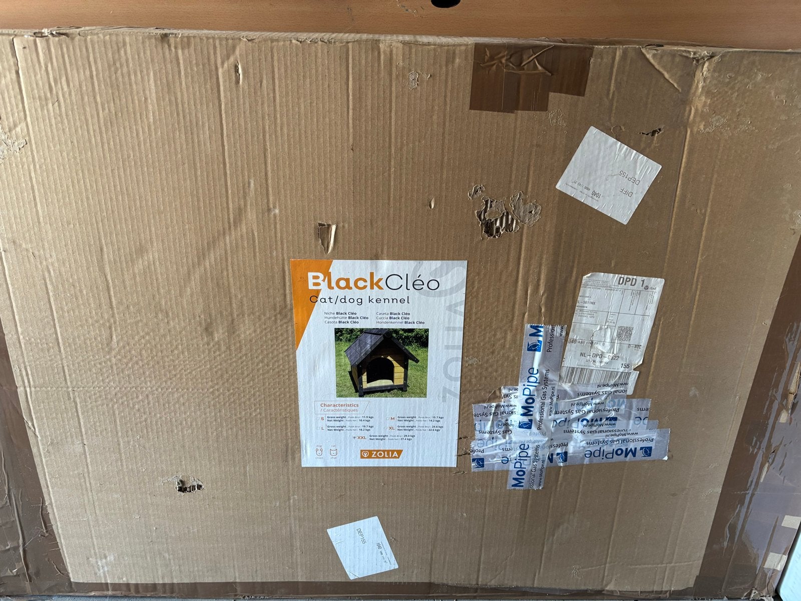 te koop hondenkennel van het merk Black Cleo., Ophalen