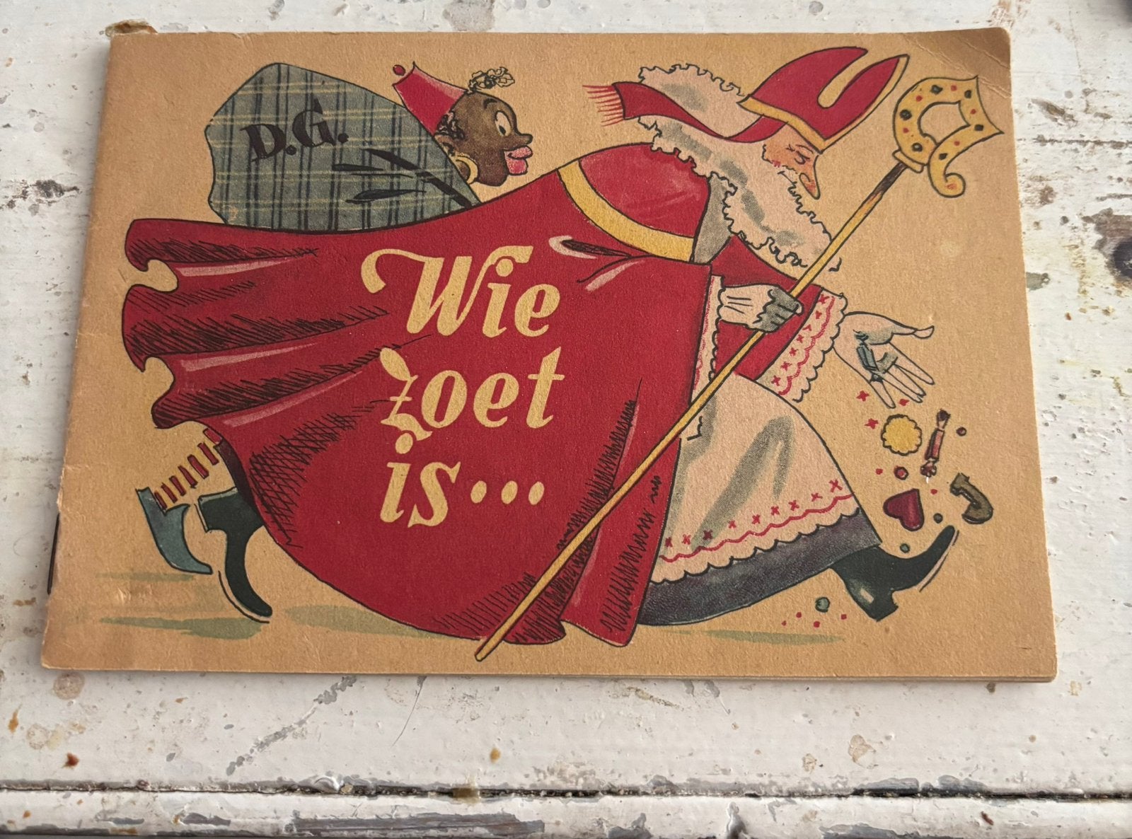 Oud Sinterklaas boekje Van de Gruyter, Ophalen of Verzenden, Gebruikt