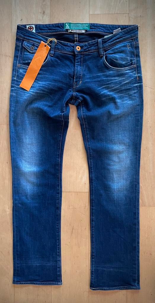 Kuyichi Lisa Low Lean Slim jeans spijkerbroek W33 L32 blauw, Ophalen of Verzenden, Zo goed als nieuw, Blauw, W33 - W36 (confectie 42/44)