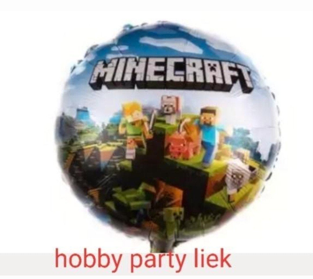 minecraft folieballon nr M157, Ophalen of Verzenden, Nieuw, Versiering, Verjaardag