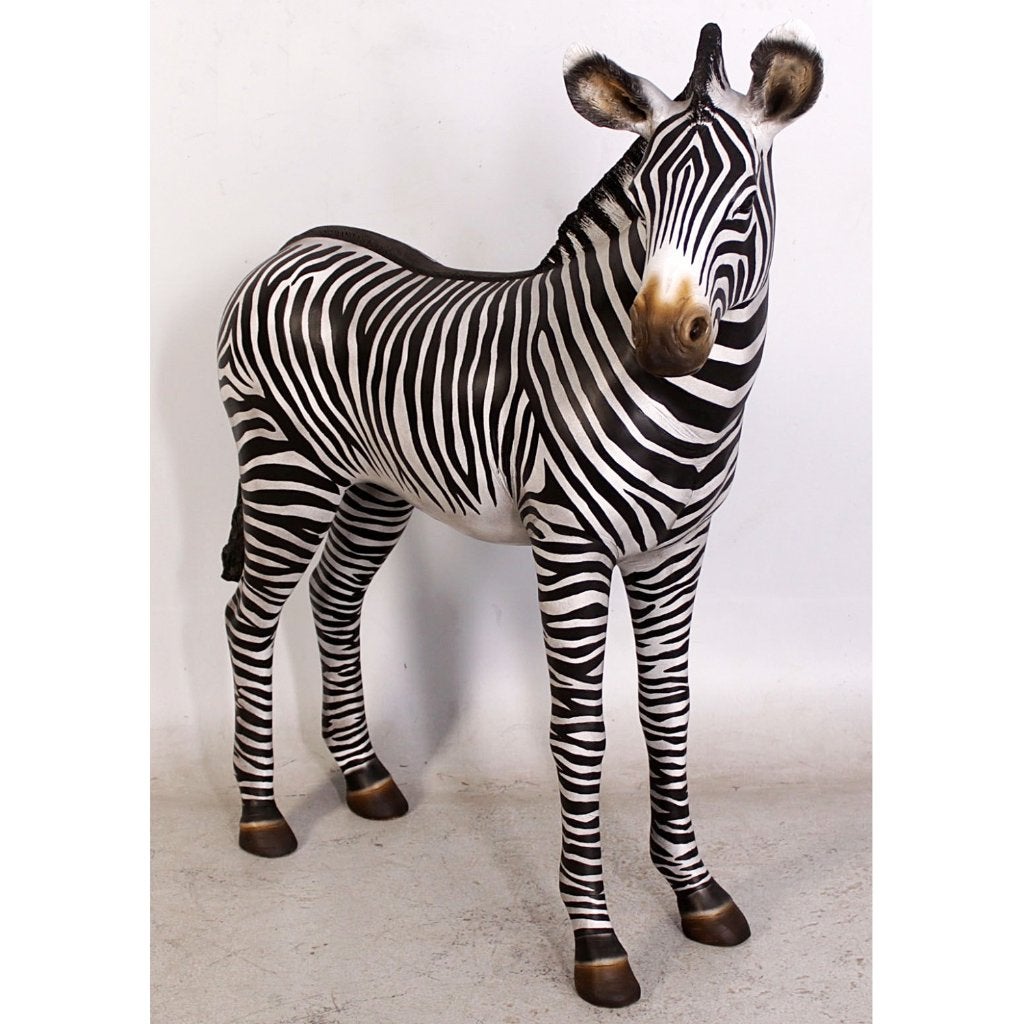 Zebra Veulen beeld - Hoogte 110 cm, Ophalen, Nieuw, Overige soorten, Overige typen