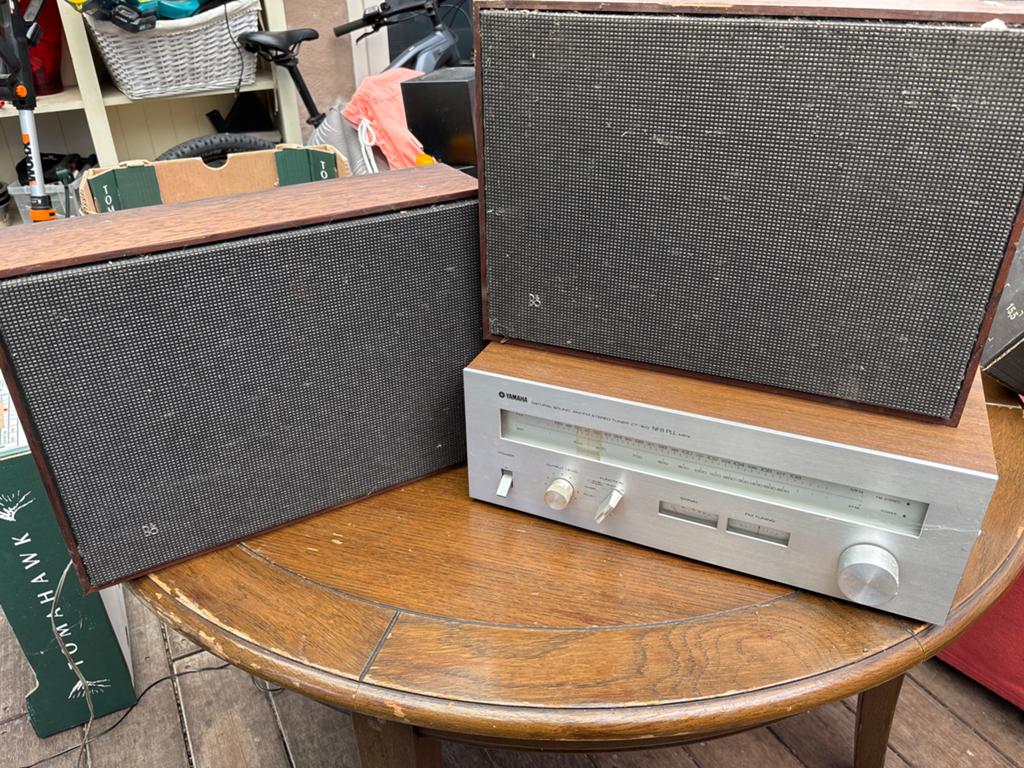 Vintage Yamaha CT-610 Tuner met B&O Beovox 800 Speakers, Ophalen, Gebruikt, Analoog
