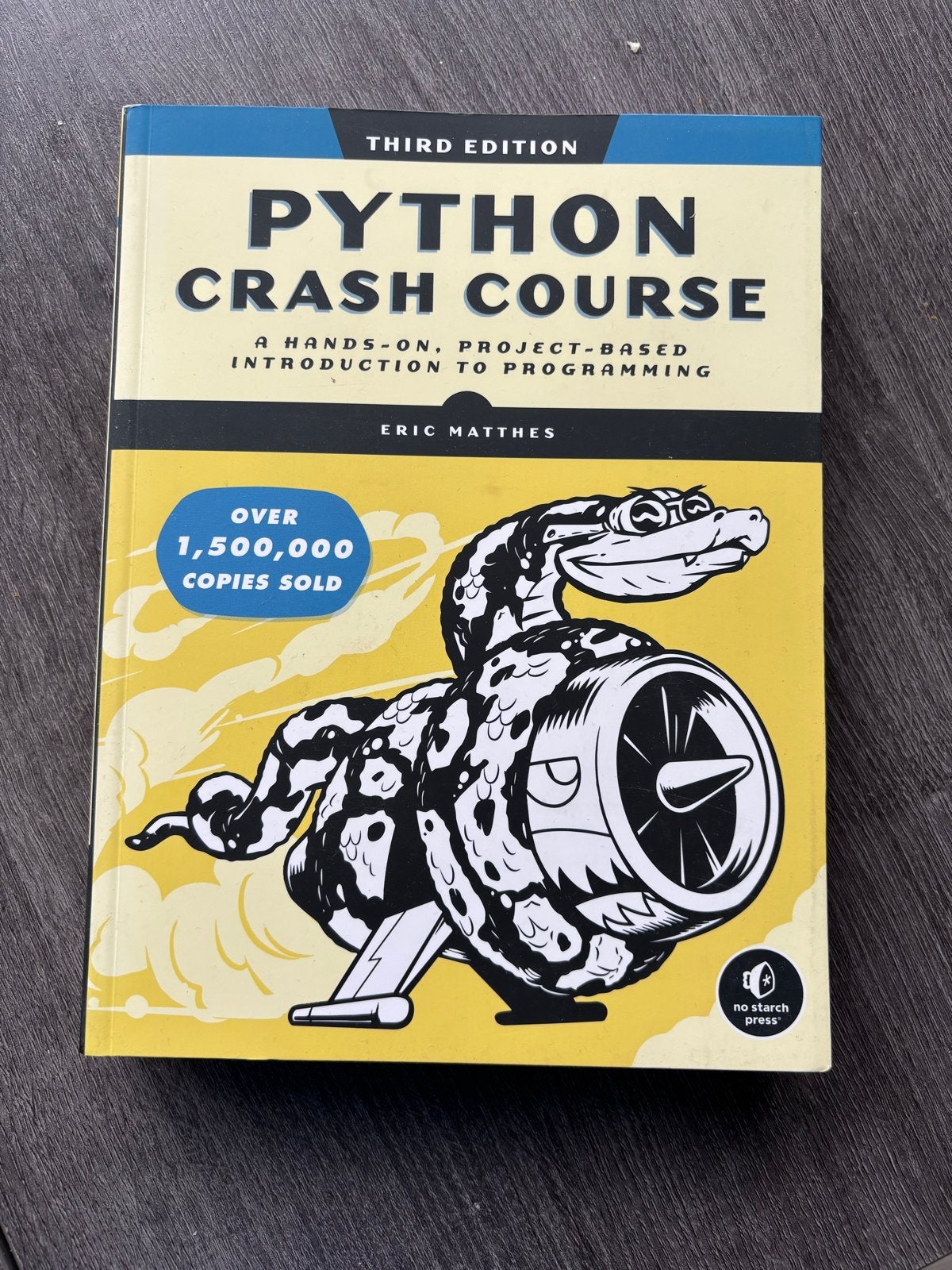 Python Crash Course - 3e editie - Eric Matthes, Boeken, Ophalen of Verzenden, Zo goed als nieuw, Programmeertaal of Theorie
