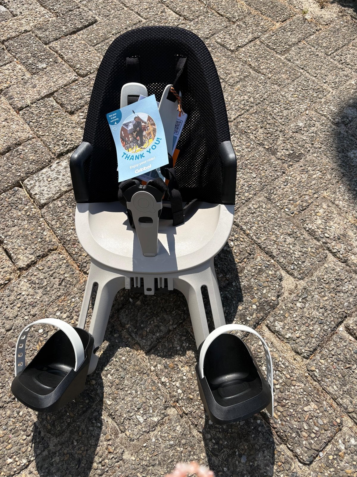 Cortina fietsstoel Voorzitje - nieuw, Fietsen en Brommers, Fietsaccessoires | Fietsstoeltjes, Ophalen, Voetsteuntjes, 0 t/m 18 kg