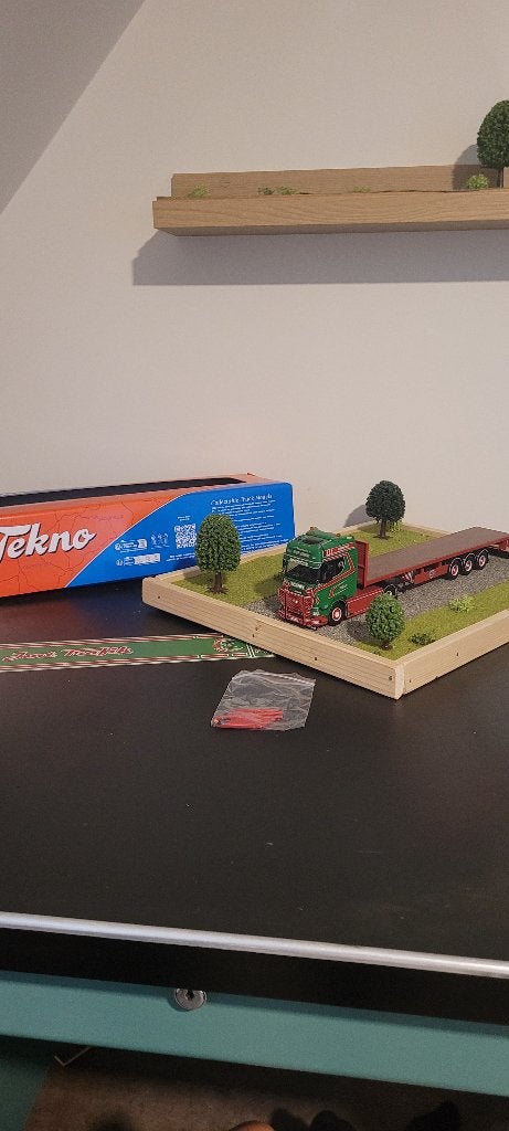 Tekno jan mues, Hobby en Vrije tijd, Modelauto's | 1:50, Ophalen, Zo goed als nieuw, Bus of Vrachtwagen, Tekno