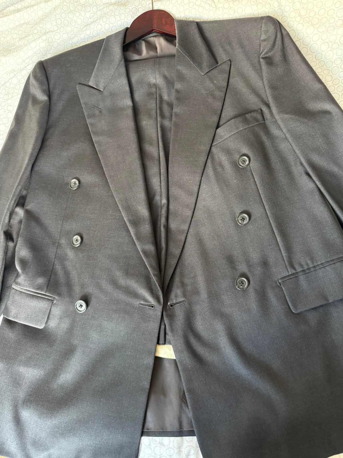 CORNELIANI (8) pak kostuum, grijs, maat 50, Ophalen of Verzenden, Gedragen, Maat 48/50 (M), Grijs